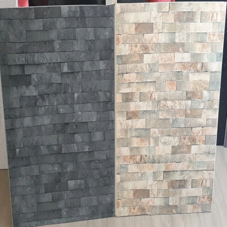 3d effect pvc modern stone effect wall cladding